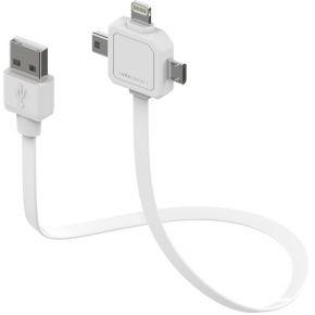 Allocacoc Kabel, Kunststof, Wit