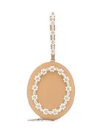 Simone Rocha bead-embellished oval clutch - NEUTRALS - thumbnail
