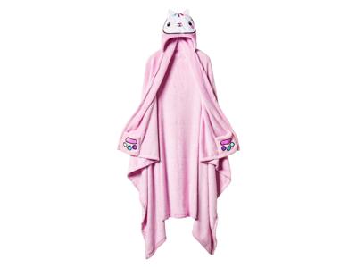 Draagbare deken 152 x 127 cm (Lichtroze)