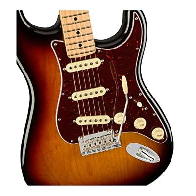 Fender American Professional II Stratocaster 3-Tone Sunburst MN elektrische gitaar met koffer - thumbnail
