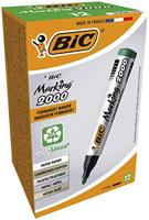 Viltstift Bic 2000 ecolutions rond large groen | 12 stuks - thumbnail