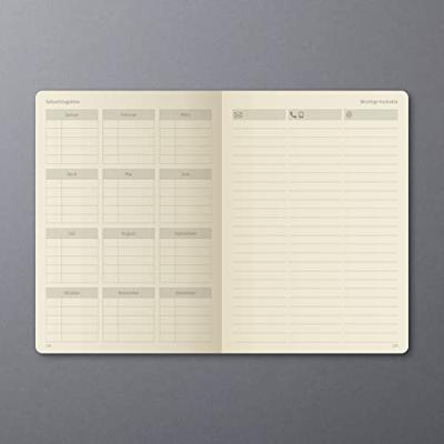 Sigel Dagkalender CONCEPTUM® undatiert CO705 DIN A5 Zwart 400 bladzijden 1 stuk(s)
