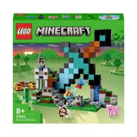 Lego Minecraft 21244 Uitvalbasis Zwaard - thumbnail