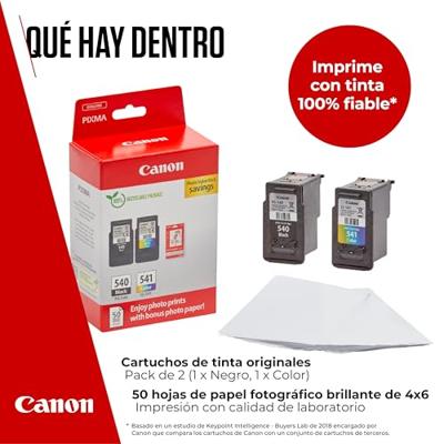 Canon PG-540 + CL-541 Cartridges + GP-501 Fotopapier Inkt - thumbnail