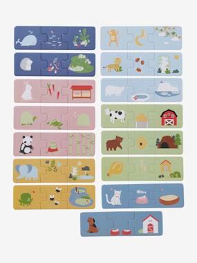 Trio legpuzzel - De dieren meerkleurig Trio legpuzzel - De dieren meerkleurig