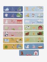 Trio legpuzzel - De dieren meerkleurig - thumbnail