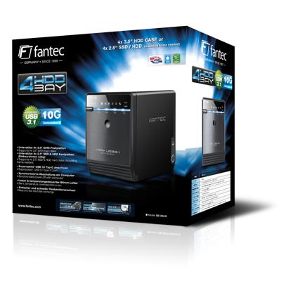 Fantec QB-35U31 4x3.5 USB 3.1 - thumbnail