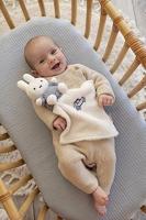 nijntje fluffy knuffeldoekje - blauw - thumbnail