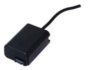 Dummy accu Sony NP-FW50 met D-Tap aansluiting - thumbnail
