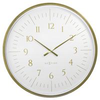 Wandklok 77cm-Zwart/Wit-Kunststof-NeXtime 'Galaxy Large' - thumbnail