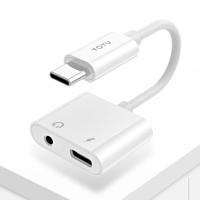 TOTUDESIGN glorie serie EAUA-014 USB-C / Type-C naar USB-C / Type-C + 3 5 mm Jack Gratis Audio adapterkabel - thumbnail