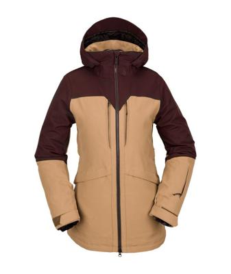 Volcom Shelter 3D Stretch Dames Wintersportjas Caramel L