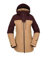 Volcom Shelter 3D Stretch Dames Wintersportjas Caramel L - thumbnail