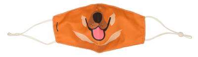 Kikkerland mondmasker Dog junior polyester oranje one size