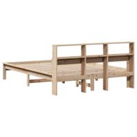 Bedframe zonder matras massief grenenhout 135x190 cm - thumbnail