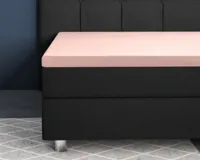 Primaviera Deluxe Topper Satijn Hoeslaken Roze 90 x 200 - thumbnail