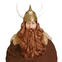 Vikingspruik met baard en snor - thumbnail