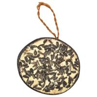 VidaXL Vogelvoer gevulde halve kokosnoten 10 st 290 g - thumbnail