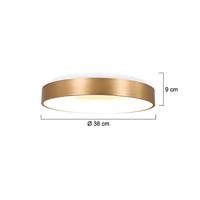 Steinhauer Plafondlamp Ringlede Ø 38 cm 2562 goud - thumbnail
