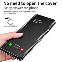 Lunso - Samsung Galaxy Z Fold5 - Window view cover hoes - Zwart - thumbnail