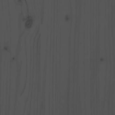 Halbankje 110x40x60 cm massief grenenhout grijs - thumbnail