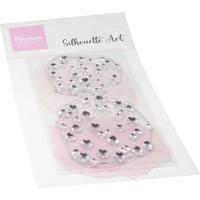 Marianne Design • stempels silhouette art hearts - thumbnail