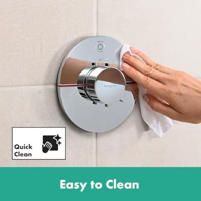Hansgrohe ShowerSelect Comfort S thermostaat inbouw voor 1 functie, chroom Hansgrohe ShowerSelect Comfort S thermostaat inbouw voor 1 functie, chroom
