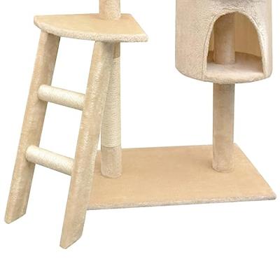 VidaXL Kattenkrabpaal met sisal krabpalen 150 cm beige