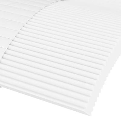 Slaapbank met matras 100x200 cm fluweel geel