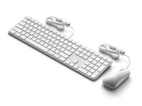 Satechi Slim CLX3 wired mouse & keyboard combo - Silver - thumbnail