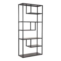 Label51 Boekkast Loft - Zwart - Metaal - thumbnail
