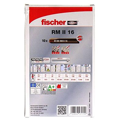 fischer chemisch anker - RM16 glascapsule RM II - 539800