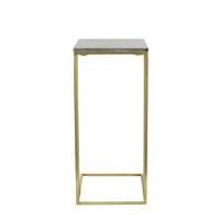 Light & Living Laptoptafel 'Roshan' Marmer, 41 x 31cm, kleur Bruin - thumbnail