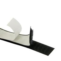 Carpoint klittenbandstrips 90 x 2 cm zwart 2 stuks - thumbnail