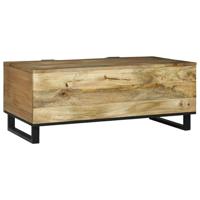 Salontafel Bruin en zwart 100 x 54 x 40 cm - thumbnail