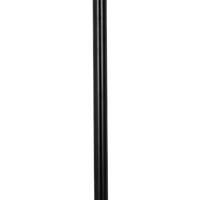 QAZQA Art Deco vloerlamp zwart met smoke glas 3-lichts - Ayesha - thumbnail