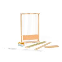 Bigjigs houten weefraam set, 10dlg. - thumbnail