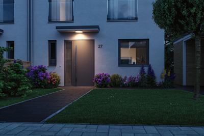 Paulmann Circula 94528 LED-buitenlamp met bewegingsmelder (wand) 14 W Beige