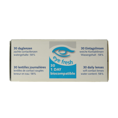 Eyefresh Daglenzen -1.25 30 Stuks