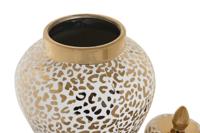 Tibor DKD Home Decor Porselein Gouden Wit Koloniaal (25 x 25 x 40 cm) - thumbnail