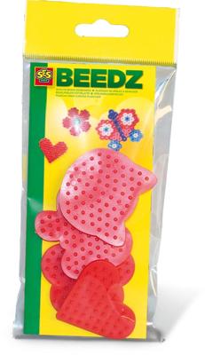 SES Creative Beedz Strijkkralen legborden mini 4x
