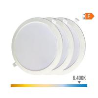 Led-downlights EDM 31567 F 18 W 1820 Lm 3 Stuks (6400 K) - thumbnail