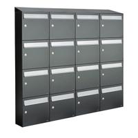 Allux Flow Set 4-Breed, 4-Hoog Met Dak Antraciet - 40040065_4x4d - thumbnail