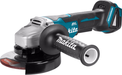 Makita haakse accu slijpmachine - DGA505ZJ - 18V - 125mm - excl. accu en lader - met veiligheidsschakelaar - in Mbox