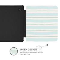 Lunso Kobo Libra Colour hoesje (7 inch) - Vegan Saffiano Leren Sleep Cover - Soft Surf - thumbnail