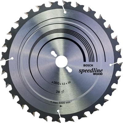 Bosch Accessoires Cirkelzaagblad Standard for Wood Speed 300 x 30 x 3,2 mm, 28 1st - 2608640681 Bosch Accessoires Cirkelzaagblad Standard for Wood Speed 300 x 30 x 3,2 mm, 28 1st - 2608640681