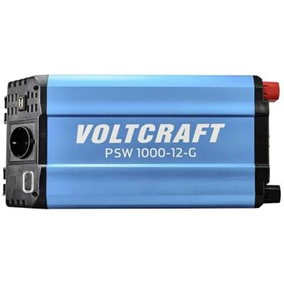 VOLTCRAFT PSW 1000-12-G Omvormer 1000 W - 230 V/AC Zuivere sinusvorm VOLTCRAFT PSW 1000-12-G Omvormer 1000 W - 230 V/AC Zuivere sinusvorm