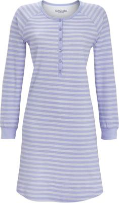 Warm blauw nachthemd strepen Warm blauw nachthemd strepen