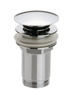 Kirchhoff Push-open aftapkraan, chroom, 1 1/4" - 988073013