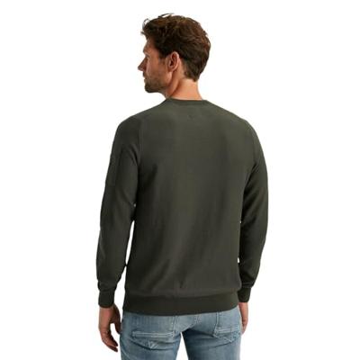 Pme Legend R-neck American Classic Singele Jersey Knit Trui 8039 - Beluga